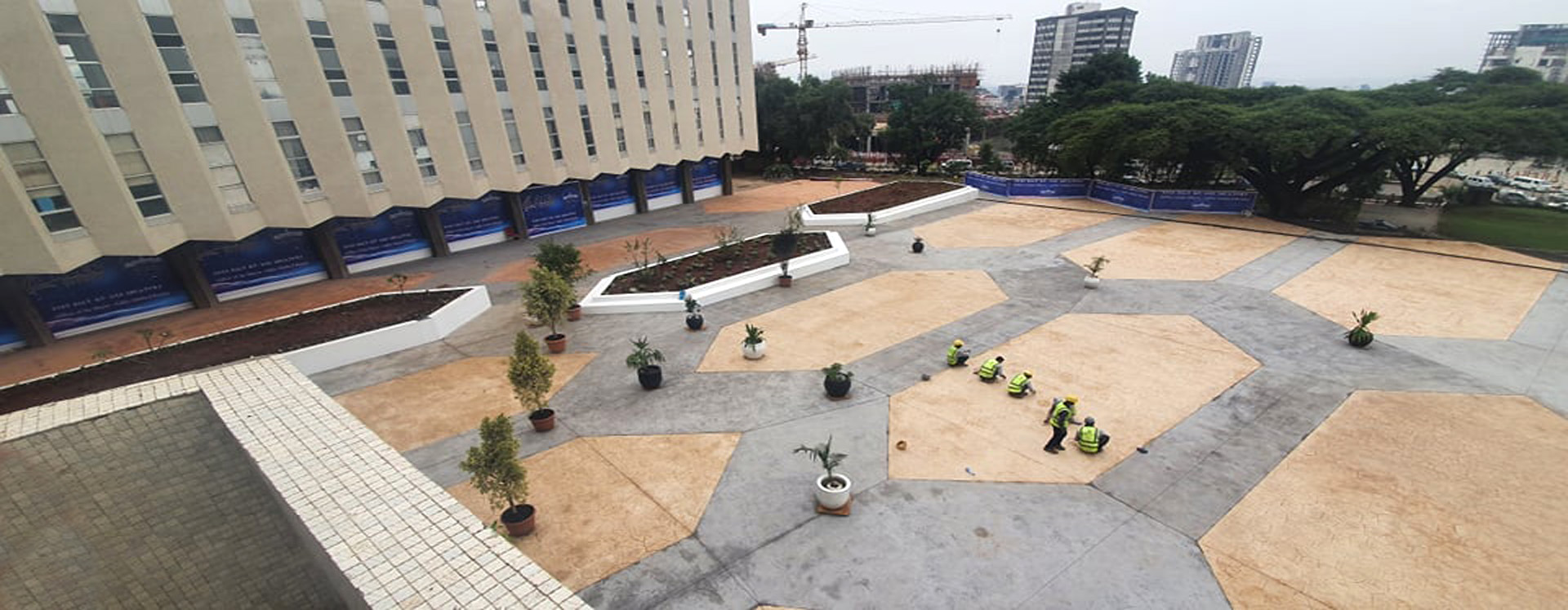 Mayor Office (Stamped Concrete)  Addis Ababa